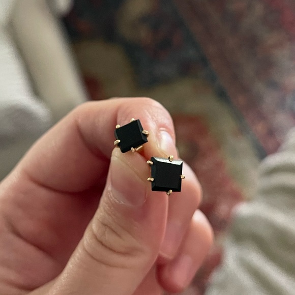 Variance Objects Wyoming Jade small stud earrings - Picture 5 of 8